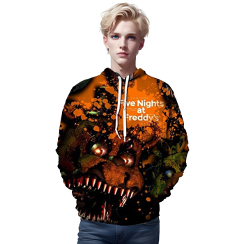 Five Nights at Freddy&#8217;s Hoodies for Kids Teens &#8211; 3D Boys and Girls Pullover Hoodie