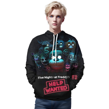 Five Nights at Freddy&#8217;s Hoodies for Teens &#8211; 3D Boys and Girls Pullover Hoodie