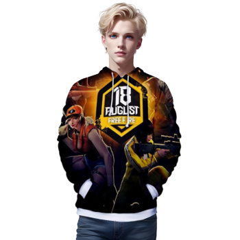 Free Fire Hoodies &#8211; Free Fire Game Series Hero Character Battle Royale 3D Hoodie