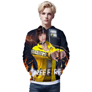 Free Fire Hoodies &#8211; Free Fire Game Series Hero Kali Battle Royale 3D Hoodie