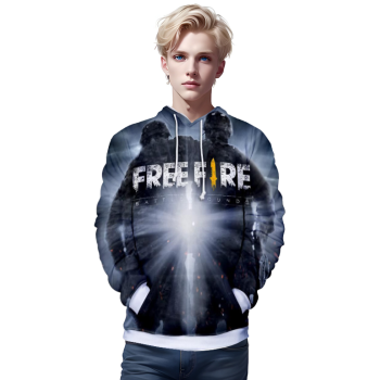 Free Fire Hoodies &#8211; Free Fire Game Series Hero Soldier Battle Royale 3D Hoodie