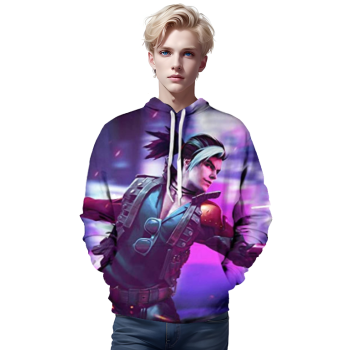 Free Fire Hoodies &#8211; Teens 3D Print Pullover Gaming Hoodie