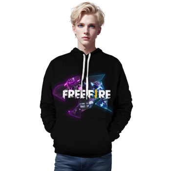 Free Fire Hoodies &#8211; Teens 3D Print Pullover Gaming Hoodie