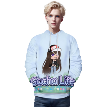 Cartoon Gacha Life Hoody Sweatshirt &#8211; Game Hoodies Pullovers