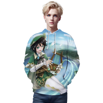Game Genshin Impact 3D Printed Hoodies Sweatshirts