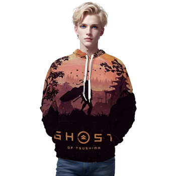 Ghost of Tsushima Hoodies &#8211; 3D Hooded Pullover Jumper