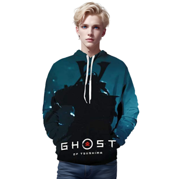 Ghost of Tsushima Hoodies &#8211; 3D Hooded Pullover Jumper