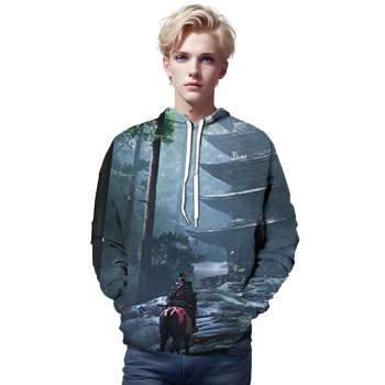 Ghost of Tsushima Hoodies &#8211; 3D Hooded Pullover Jumper