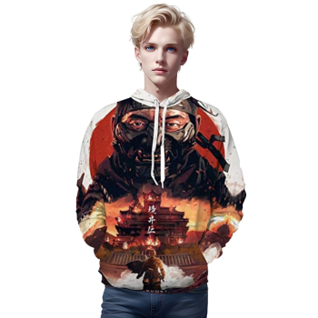 Ghost of Tsushima Hoodies &#8211; Jin Sakai 3D Hooded Pullover Jumper