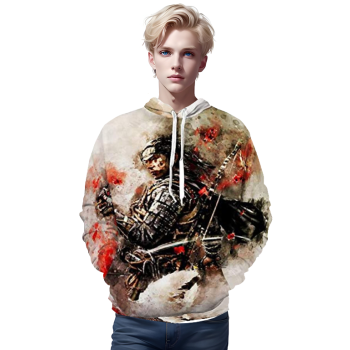 Ghost of Tsushima Hoodies &#8211; Jin Sakai 3D Hooded Pullover Jumper