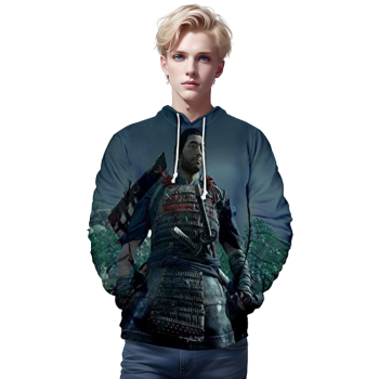 Ghost of Tsushima Hoodies &#8211; Jin Sakai 3D Hooded Pullover Jumper