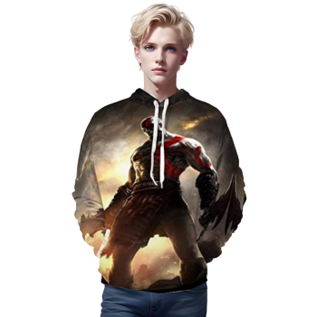 God of War Hoodie &#8211; God of War Kratos 3D Print Hooded Sweatshirt