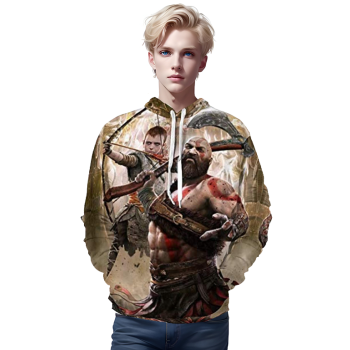 God of War Hoodie &#8211; God of War Kratos 3D Print Hooded Sweatshirt