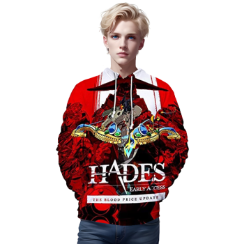 Game Hades Hoodie &#8211; 3D Print Hooded Jumper