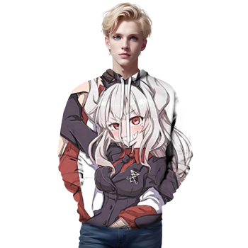 Helltaker Hoodies &#8211; Unisex 3D Pullover Hooded Sweatshirt