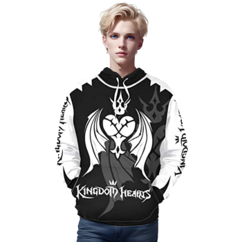 Kingdom Hearts Hoodies &#8211; 3D Print Pullover Gaming Hoodie