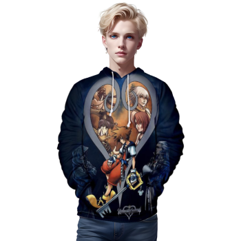 Kingdom Hearts Hoodies &#8211; Kingdom Hearts Series Kingdom Hearts Team Hoodie