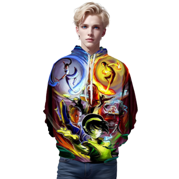 Anime 3D Printed Avatar The Last Airbender Hoodies Sweatshirt