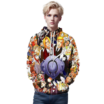 Anime Fullmetal Alchemist 3D printed hoodies Unisex pullover hoodie sweater