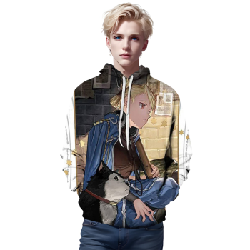 Anime Fullmetal Alchemist 3D printed hoodies Unisex pullover hoodie sweater