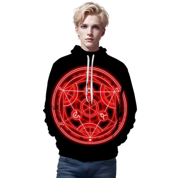 Anime Fullmetal Alchemist 3D printed hoodies Unisex pullover hoodie sweater