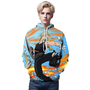 Anime Fullmetal Alchemist 3D printed hoodies Unisex pullover hoodie sweater