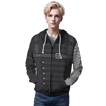 Fullmetal Alchemist Edward Elric Costume Anime Cosplay Hoodie 3D Printed Zipper Jacket