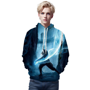 Anime Hoodie &#8211; Airbender 3D Moletom Dye Sweatshirt
