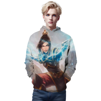 Anime Hoodie &#8211; Airbender 3D Moletom Dye Sweatshirt