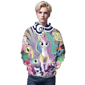 My Little Pony Hoodies &#8211; Princess Celestia Unisex 3D Print Casual Pullover Sweater