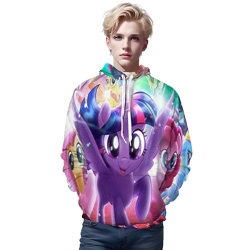 My Little Pony Hoodies &#8211; Twilight Sparkle Unisex 3D Print Casual Pullover Sweater