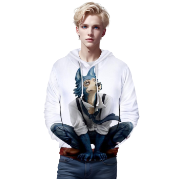 3D Anime BEASTARS Hoodies &#8211; The Wolf elements Hip Hop Coats