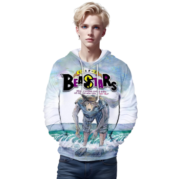Anime 3D Printed BEASTARS Hoodies &#8211; The Wolf elements Sweatshirt