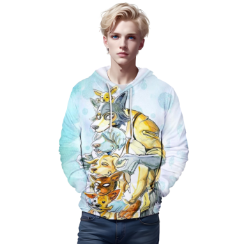 Anime 3D Printed BEASTARS Sweatshirt &#8211; The Wolf elements Hoodies