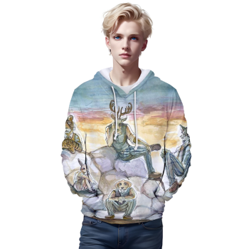 Anime 3D Printed BEASTARS The Wolf elements Hoodies Sweatshirt
