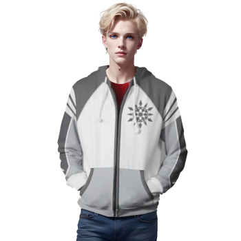 RWBY Anime Cosplay Costume Sweatshirt Zip Up Hoodie