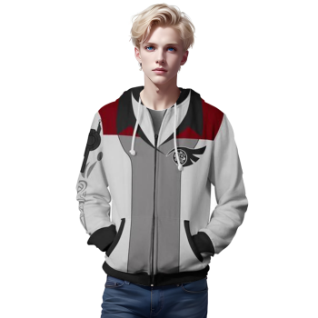 RWBY Anime Cosplay Costume Sweatshirt Zip Up Hoodie