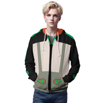 RWBY Anime Cosplay Costume Sweatshirt Zip Up Hoodie