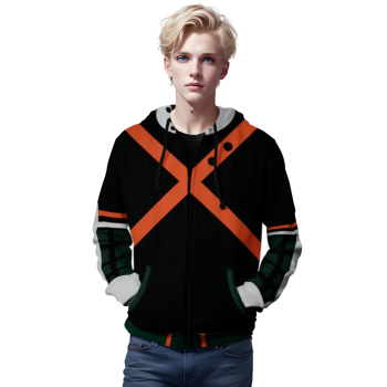 RWBY Anime Cosplay Costume Sweatshirt Zip Up Hoodie