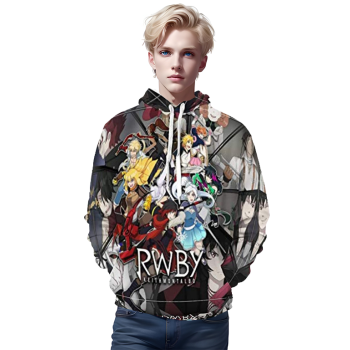 Unisex RWBY Hoodies &#8211; 3D Print Hooded Pullover Sweatshirt