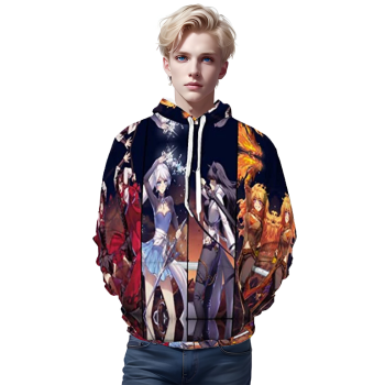 Unisex RWBY Hoodies &#8211; 3D Print Hooded Pullover Sweatshirt