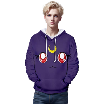 Anime Sailor Moon Hoodie &#8211; Cute Sailor Moon 3D Print Pullover Hoodie