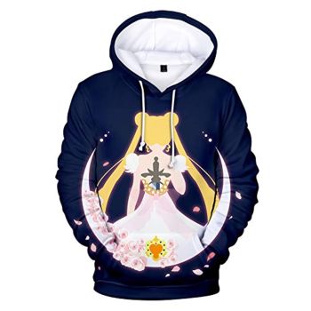 Anime Sailor Moon Hoodie &#8211; Sailor Moon 3D Print Pullover Hoodie