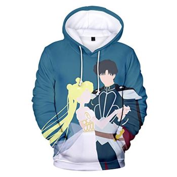 Anime Sailor Moon Hoodie &#8211; Sailor Moon Chiba Mamoru 3D Print Pullover Hoodie