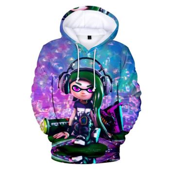 Anime Splatoon 3D Printed Pullovers Hoodies