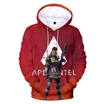 Apex Legends Hoodies &#8211; Apex Legends Game Series Bangalore Soldier Red 3D Hoodie