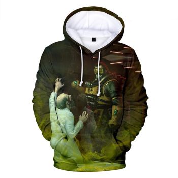 Apex Legends Hoodies &#8211; Apex Legends Game Series Hero Caustic 3D Hoodie