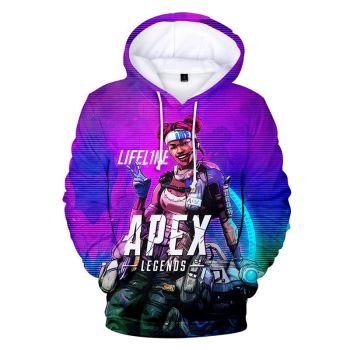 Apex Legends Hoodies &#8211; Apex Legends Series Lifeline Character 3D Hoodie