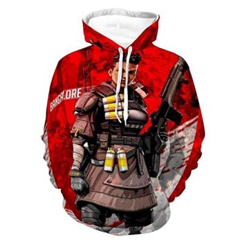 Apex Legends Hoodies &#8211; Bangalore Fashion 3D Print Drawsrting Pullover Gaming Hoodie