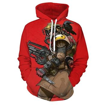 Apex Legends Hoodies &#8211; Bloodhound Fashion 3D Print Drawsrting Pullover Gaming Hoodie